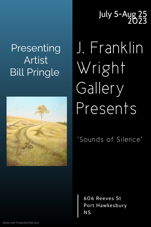 J. Franklin Wright Gallery Presents: Bill Pringle (July 5-Aug 25)