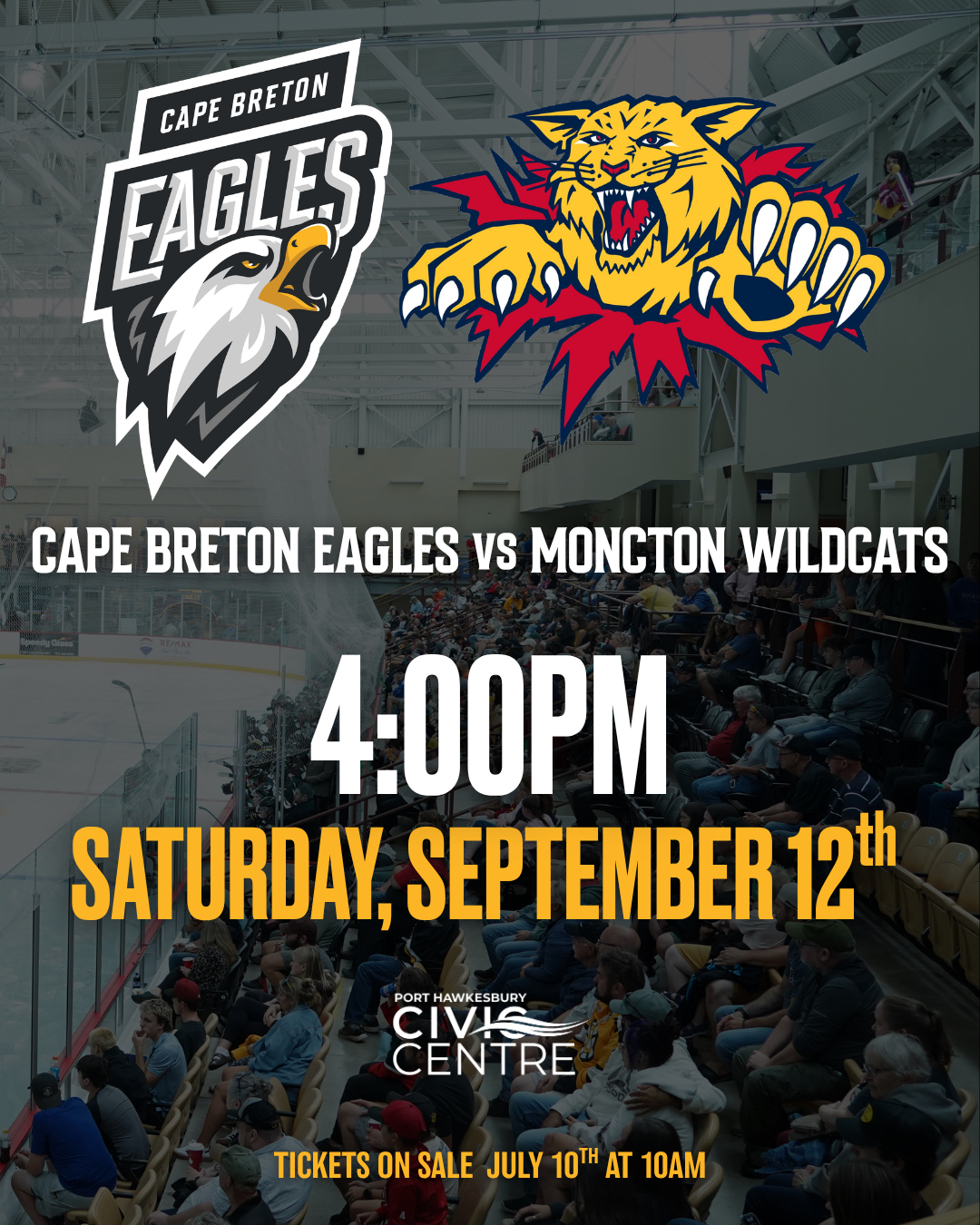Cape Breton Eagles vs. Moncton Wildcats